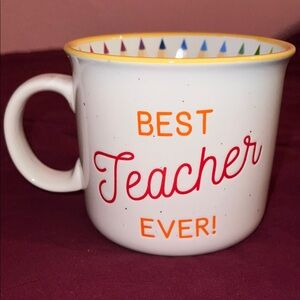 Best Teacher Ever Colorful Classroom XL Coffee Mug Tea Cup Teacher Appreciation